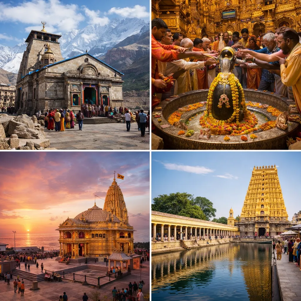 12 Jyotirlinga Yatra Guide with Distance &amp; Travel Tips-Ultimate Sacred Journey Plan