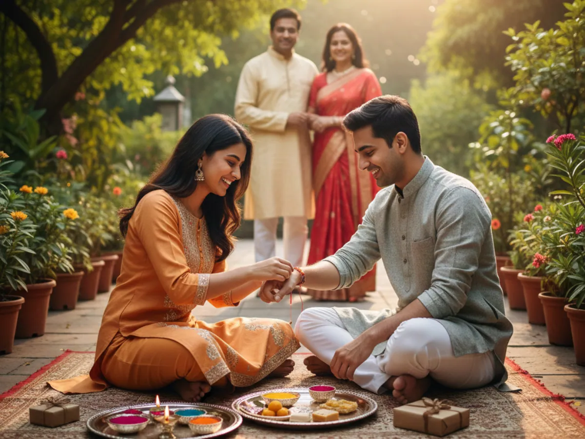 Traditional ceremony with colorful decorations.
