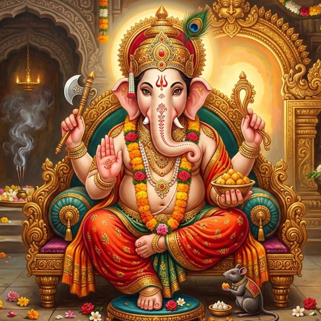Jai Ganesh Deva Aarti Lyrics in English